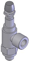 #10-32 Right Angle Flow Control ACKP 2023-32